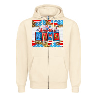 Sandshell American Mama 20oz tumbler Zipper Hoodie - Neo Western