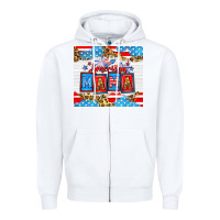 White American Mama 20oz tumbler Zipper Hoodie - Neo Western