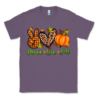 Lavender peace love fall Classic Tee - Zillion Design Studio