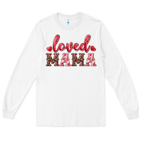White loved mama Long Sleeve Tee - RanaPortraitStore