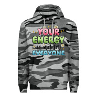 Slate Camo your energy is not for everyone Premium Hoodie - MaliasSmallBusiness