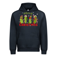 Navy Pickle Merry Christmas Urban Hoodie - MaliasSmallBusiness