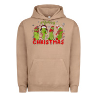 Pigment Burro Pickle Merry Christmas Urban Hoodie - MaliasSmallBusiness