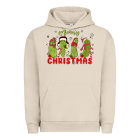 Pigment French Oak Pickle Merry Christmas Urban Hoodie - MaliasSmallBusiness