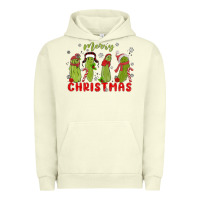 Pigment Pistachio Pickle Merry Christmas Urban Hoodie - MaliasSmallBusiness