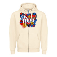 Sandshell American mini heart Zipper Hoodie - Neo Western