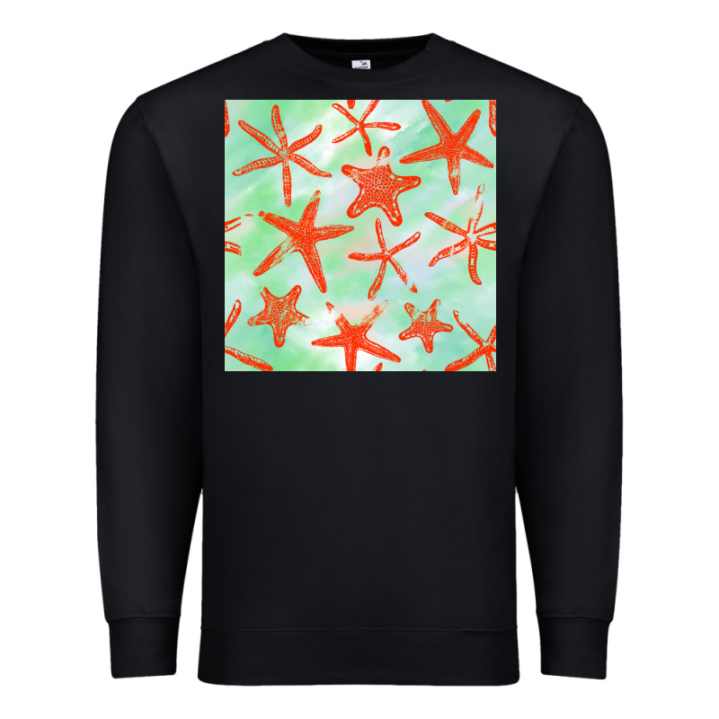 Starfish Seamless Pattern Premium Sweatshirt by BundleAndBundleShop | Teevron