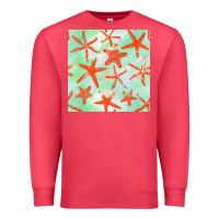 Cardinal starfish seamless pattern Premium Sweatshirt - BundleAndBundleShop