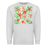 Dove Grey starfish seamless pattern Premium Sweatshirt - BundleAndBundleShop