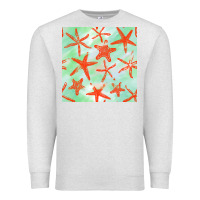 Oatmeal Heather starfish seamless pattern Premium Sweatshirt - BundleAndBundleShop