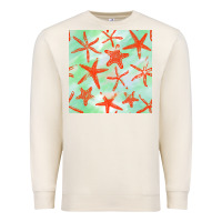 Sandshell starfish seamless pattern Premium Sweatshirt - BundleAndBundleShop