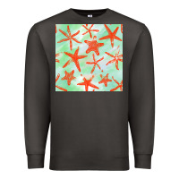 Smoke starfish seamless pattern Premium Sweatshirt - BundleAndBundleShop