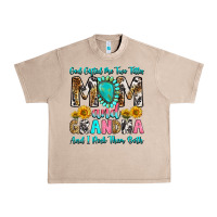 French Oak god gifted me two titles mom and grandma and i roc Urban Heavy Tee - RanaPortraitStore