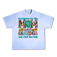 Grape Ice god gifted me two titles mom and grandma and i roc Urban Heavy Tee - RanaPortraitStore