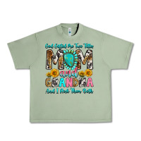Oil Green god gifted me two titles mom and grandma and i roc Urban Heavy Tee - RanaPortraitStore