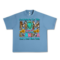 Pebble Blue god gifted me two titles mom and grandma and i roc Urban Heavy Tee - RanaPortraitStore