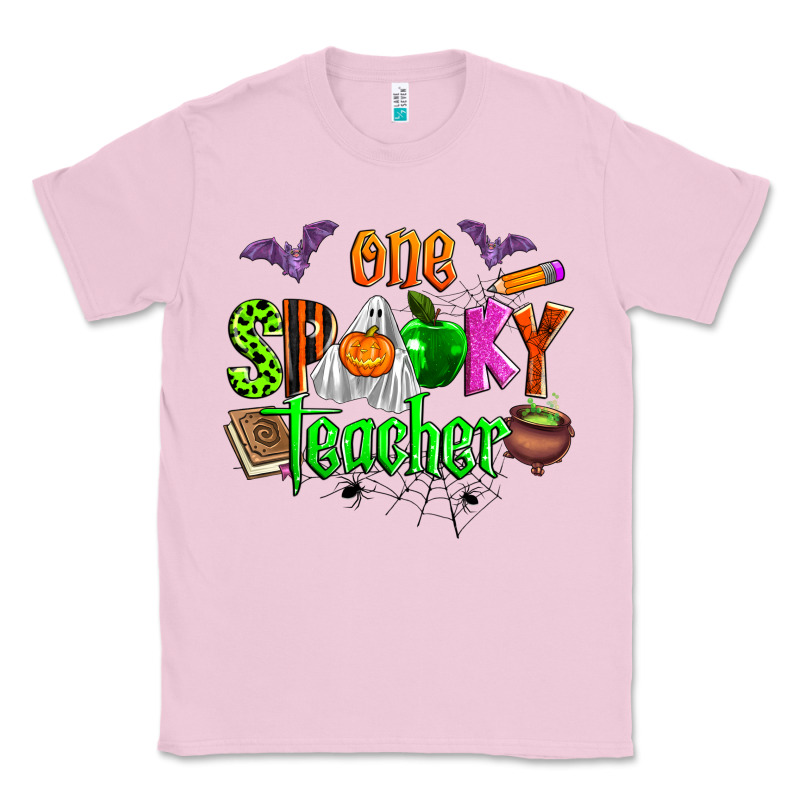 One Spooky Teacher Classic Tee by Zillion Design Studio | Teevron