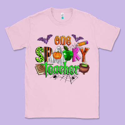 One Spooky Teacher Classic Tee Designed By Zillion Design Studio