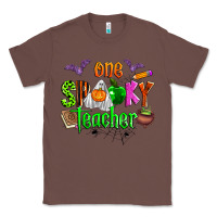 Chestnut one spooky teacher Classic Tee - Zillion Design Studio