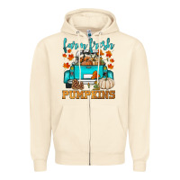 Sandshell farm fresh pumpkins Zipper Hoodie - HRA Design Shop