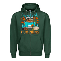 Sports Green farm fresh pumpkins Zipper Hoodie - HRA Design Shop