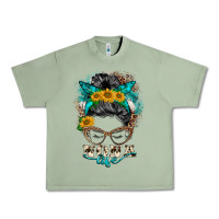 Oil Green nona life messy bun Urban Heavy Tee - BarkalooDesign
