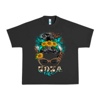 Pigment Black nona life messy bun Urban Heavy Tee - BarkalooDesign