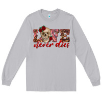 Moon Dust love never dies skull Long Sleeve Tee - RanaPortraitStore