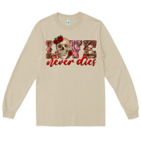 Mushroom love never dies skull Long Sleeve Tee - RanaPortraitStore