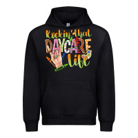 Black rockin that daycare life Urban Hoodie - NancyCooperArtShop