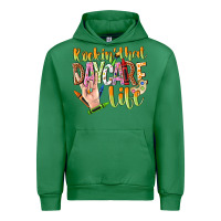 Emerald rockin that daycare life Urban Hoodie - NancyCooperArtShop
