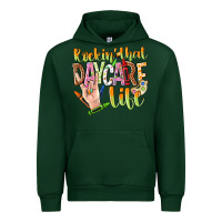 Forest Green rockin that daycare life Urban Hoodie - NancyCooperArtShop