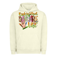 Pigment Pistachio rockin that daycare life Urban Hoodie - NancyCooperArtShop
