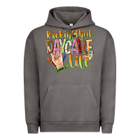 Pigment Tornado rockin that daycare life Urban Hoodie - NancyCooperArtShop