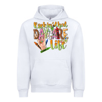 White rockin that daycare life Urban Hoodie - NancyCooperArtShop