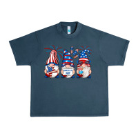 Midnight Navy fourth of july gnomes Urban Heavy Tee - RanaPortraitStore