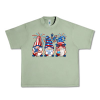 Oil Green fourth of july gnomes Urban Heavy Tee - RanaPortraitStore