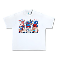 White fourth of july gnomes Urban Heavy Tee - RanaPortraitStore
