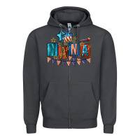 Smoke American Nana 4th of july Zipper Hoodie - CowGirlArtShop