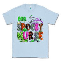 Dusty Blue one spooky nurse Classic Tee - Zillion Design Studio