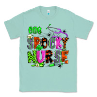 Seafoam one spooky nurse Classic Tee - Zillion Design Studio