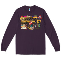 Plum best bus driver ever Long Sleeve Tee - texasbilliewilder