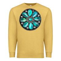 Antique Gold gemstone Premium Sweatshirt - JahusDesignShop