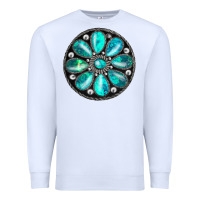 White gemstone Premium Sweatshirt - JahusDesignShop