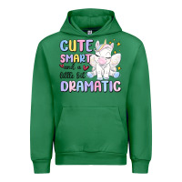 Emerald cute smart and a little bit dramatic Urban Hoodie - MaliasSmallBusiness