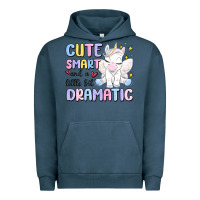 Pigment Midnight Navy cute smart and a little bit dramatic Urban Hoodie - MaliasSmallBusiness