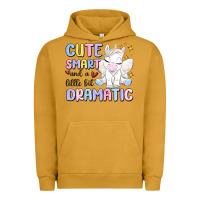Pigment Peanut Butter cute smart and a little bit dramatic Urban Hoodie - MaliasSmallBusiness