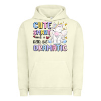 Pigment Pistachio cute smart and a little bit dramatic Urban Hoodie - MaliasSmallBusiness