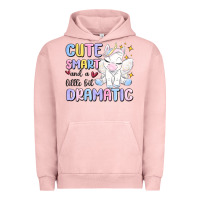 Pigment Salmon cute smart and a little bit dramatic Urban Hoodie - MaliasSmallBusiness