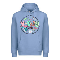 Colony Blue x ray tech Premium Hoodie - MaliasSmallBusiness